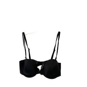 Victoria's Secret Underwire Lightly Padded Convertible Bra Black Size 34C